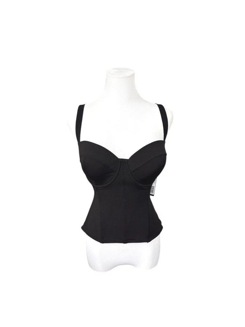 New Tags Ta3 Lushy Black Bustier Corset top, XS